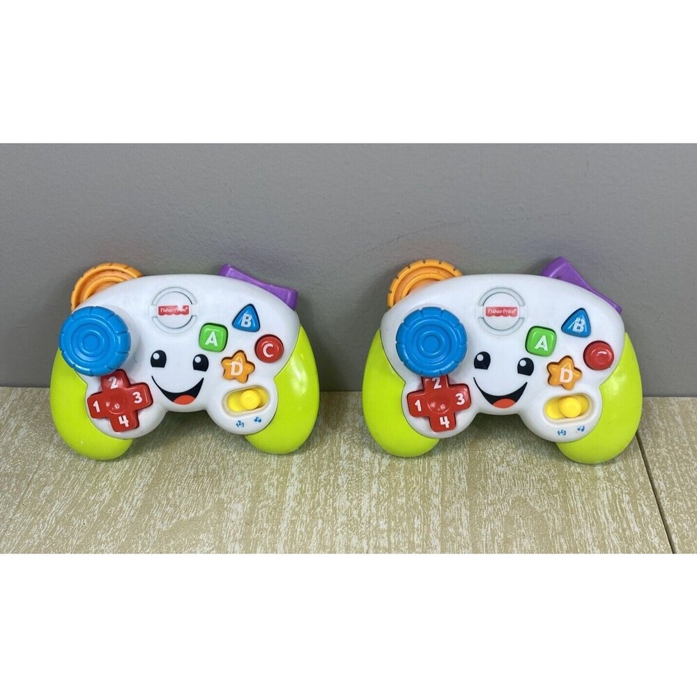 Lot of 2 Fisher-Price Laugh Learn Game Learn Controller Musical Baby Toy Lights